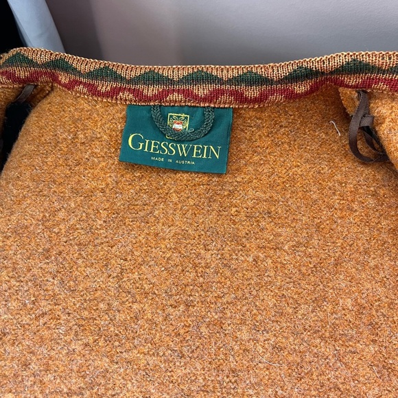 Vintage Giesswein Boiled Wool Cardigan Jacket - Picture 9 of 13